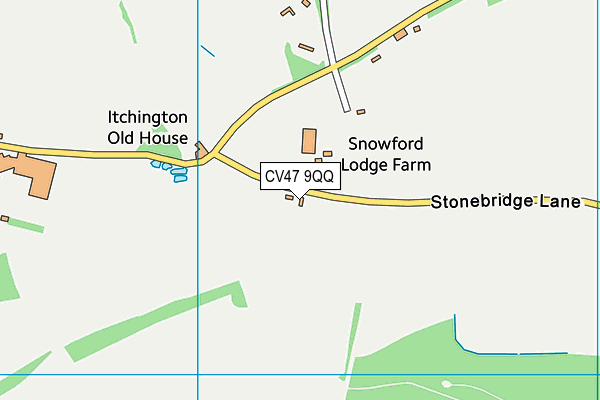 CV47 9QQ map - OS VectorMap District (Ordnance Survey) CV47 9QQ map - OS VectorMap District (Ordnance Survey)