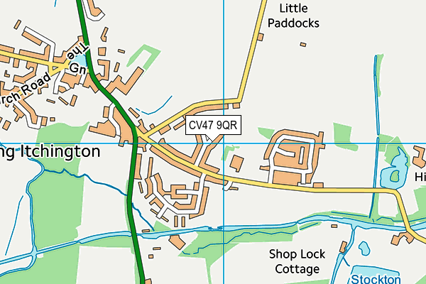 CV47 9QR map - OS VectorMap District (Ordnance Survey) CV47 9QR map - OS VectorMap District (Ordnance Survey)