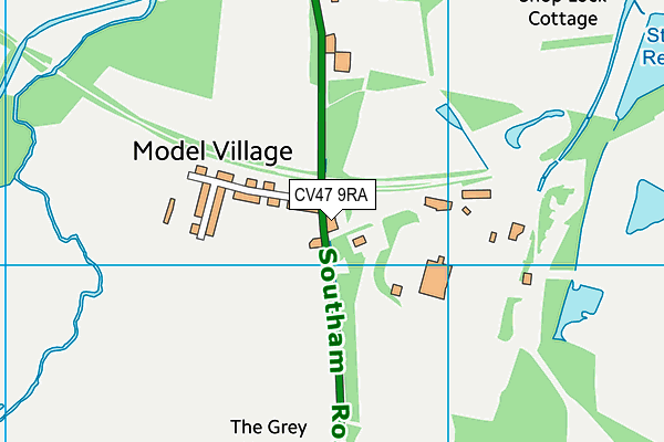 CV47 9RA map - OS VectorMap District (Ordnance Survey) CV47 9RA map - OS VectorMap District (Ordnance Survey)
