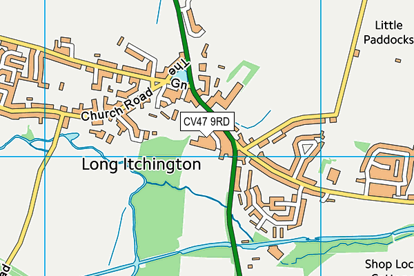 CV47 9RD map - OS VectorMap District (Ordnance Survey) CV47 9RD map - OS VectorMap District (Ordnance Survey)