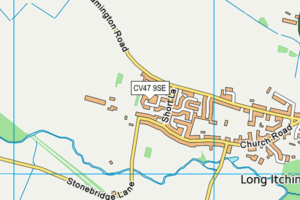 CV47 9SE map - OS VectorMap District (Ordnance Survey) CV47 9SE map - OS VectorMap District (Ordnance Survey)