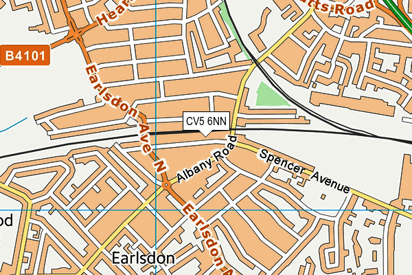CV5 6NN map - OS VectorMap District (Ordnance Survey) CV5 6NN map - OS VectorMap District (Ordnance Survey)