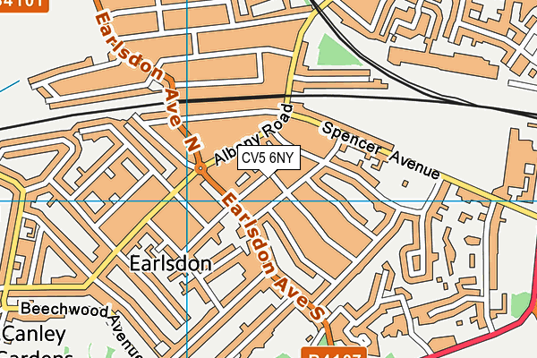 CV5 6NY map - OS VectorMap District (Ordnance Survey) CV5 6NY map - OS VectorMap District (Ordnance Survey)