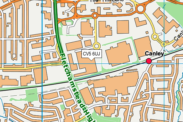 CV5 6UJ map - OS VectorMap District (Ordnance Survey) CV5 6UJ map - OS VectorMap District (Ordnance Survey)