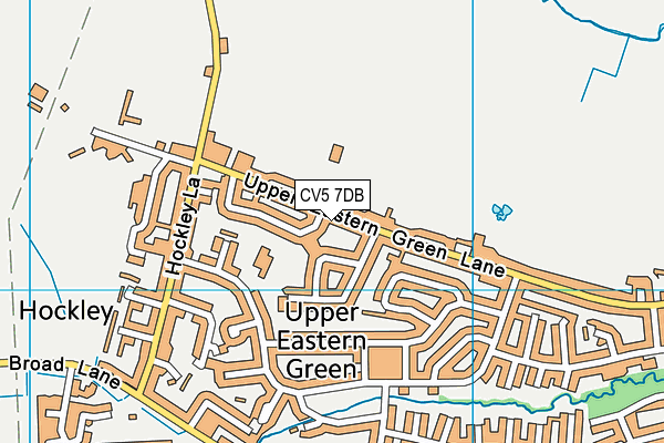 CV5 7DB map - OS VectorMap District (Ordnance Survey) CV5 7DB map - OS VectorMap District (Ordnance Survey)