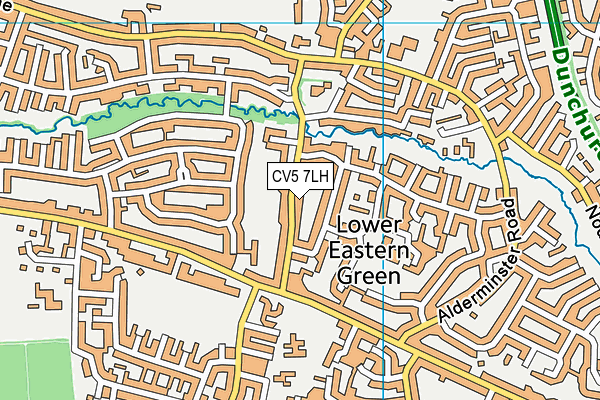 CV5 7LH map - OS VectorMap District (Ordnance Survey) CV5 7LH map - OS VectorMap District (Ordnance Survey)
