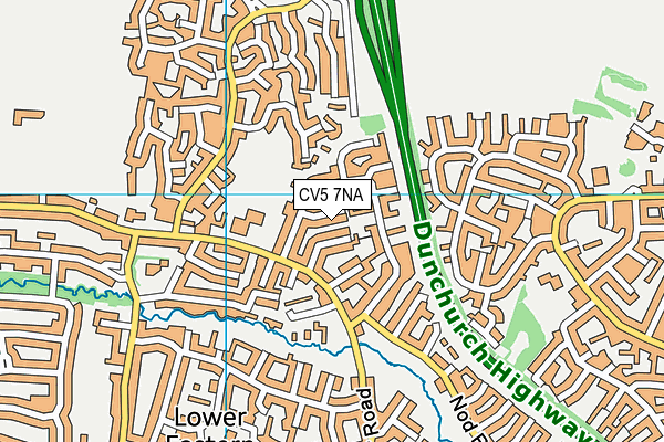 CV5 7NA map - OS VectorMap District (Ordnance Survey) CV5 7NA map - OS VectorMap District (Ordnance Survey)