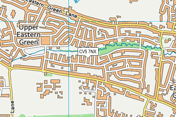 CV5 7NX map - OS VectorMap District (Ordnance Survey) CV5 7NX map - OS VectorMap District (Ordnance Survey)