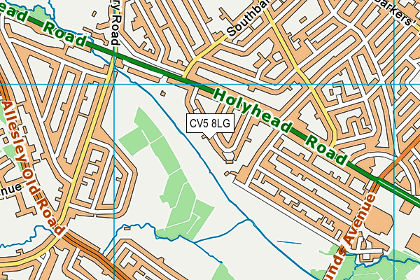 CV5 8LG map - OS VectorMap District (Ordnance Survey) CV5 8LG map - OS VectorMap District (Ordnance Survey)