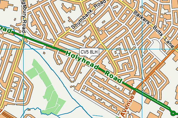 CV5 8LH map - OS VectorMap District (Ordnance Survey)
