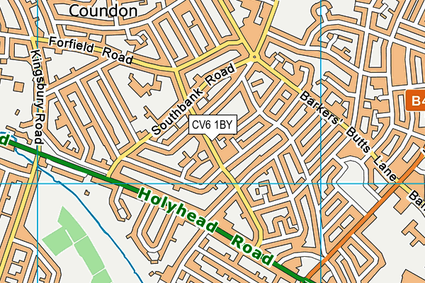 CV6 1BY map - OS VectorMap District (Ordnance Survey) CV6 1BY map - OS VectorMap District (Ordnance Survey)