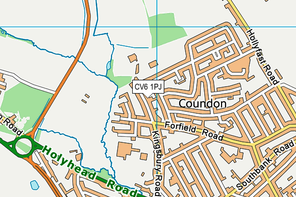 CV6 1PJ map - OS VectorMap District (Ordnance Survey) CV6 1PJ map - OS VectorMap District (Ordnance Survey)