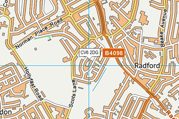 CV6 2DG map - OS VectorMap District (Ordnance Survey) CV6 2DG map - OS VectorMap District (Ordnance Survey)