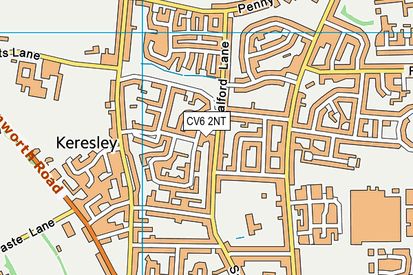 CV6 2NT map - OS VectorMap District (Ordnance Survey) CV6 2NT map - OS VectorMap District (Ordnance Survey)