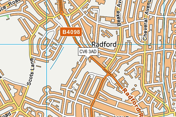 CV6 3AD map - OS VectorMap District (Ordnance Survey) CV6 3AD map - OS VectorMap District (Ordnance Survey)