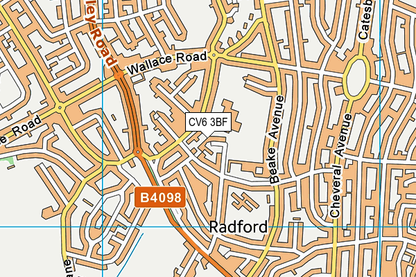 CV6 3BF map - OS VectorMap District (Ordnance Survey) CV6 3BF map - OS VectorMap District (Ordnance Survey)