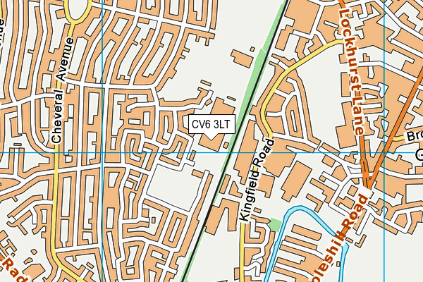 CV6 3LT map - OS VectorMap District (Ordnance Survey) CV6 3LT map - OS VectorMap District (Ordnance Survey)