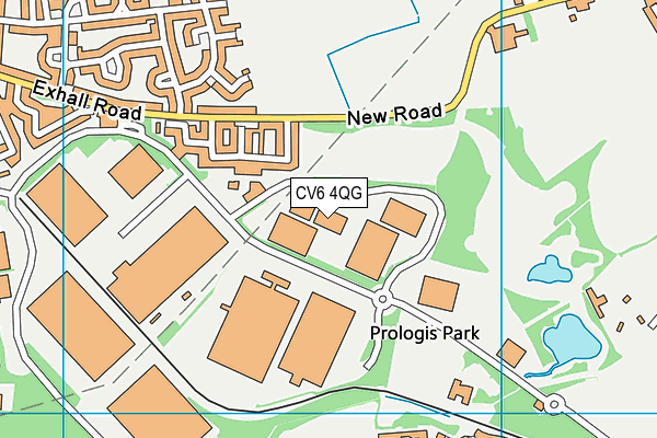 CV6 4QG map - OS VectorMap District (Ordnance Survey) CV6 4QG map - OS VectorMap District (Ordnance Survey)