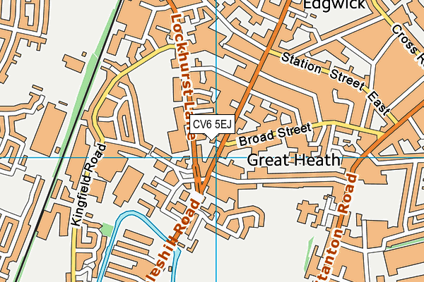 CV6 5EJ map - OS VectorMap District (Ordnance Survey) CV6 5EJ map - OS VectorMap District (Ordnance Survey)