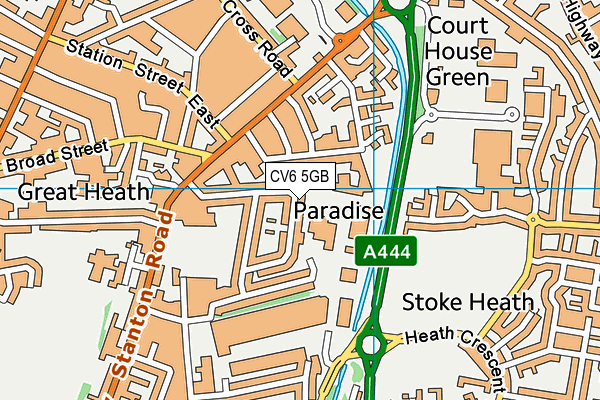 CV6 5GB map - OS VectorMap District (Ordnance Survey) CV6 5GB map - OS VectorMap District (Ordnance Survey)