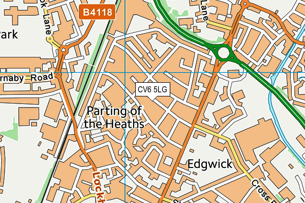 CV6 5LG map - OS VectorMap District (Ordnance Survey) CV6 5LG map - OS VectorMap District (Ordnance Survey)