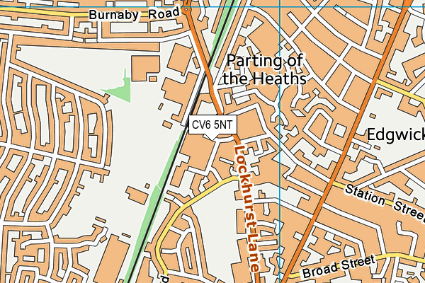 CV6 5NT map - OS VectorMap District (Ordnance Survey) CV6 5NT map - OS VectorMap District (Ordnance Survey)