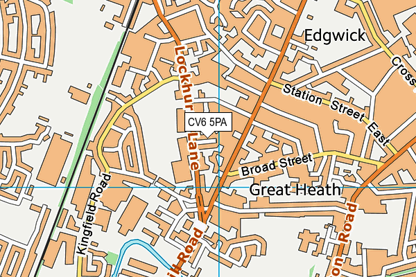 CV6 5PA map - OS VectorMap District (Ordnance Survey) CV6 5PA map - OS VectorMap District (Ordnance Survey)