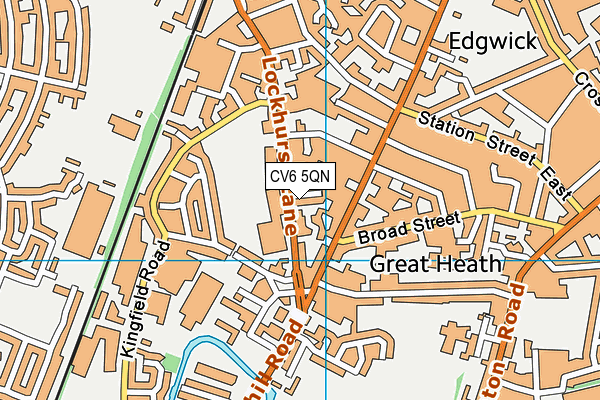 CV6 5QN map - OS VectorMap District (Ordnance Survey) CV6 5QN map - OS VectorMap District (Ordnance Survey)