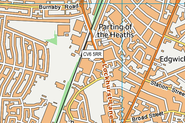 CV6 5RR map - OS VectorMap District (Ordnance Survey) CV6 5RR map - OS VectorMap District (Ordnance Survey)