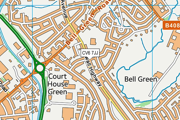 CV6 7JJ map - OS VectorMap District (Ordnance Survey) CV6 7JJ map - OS VectorMap District (Ordnance Survey)