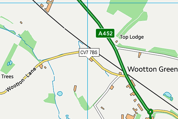 CV7 7BS map - OS VectorMap District (Ordnance Survey) CV7 7BS map - OS VectorMap District (Ordnance Survey)