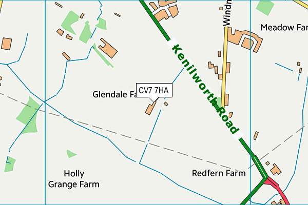 CV7 7HA map - OS VectorMap District (Ordnance Survey) CV7 7HA map - OS VectorMap District (Ordnance Survey)