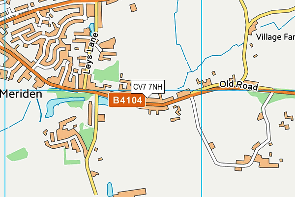 CV7 7NH map - OS VectorMap District (Ordnance Survey)