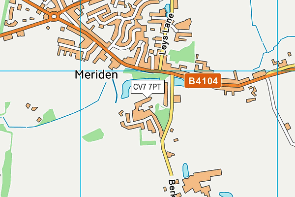 CV7 7PT map - OS VectorMap District (Ordnance Survey) CV7 7PT map - OS VectorMap District (Ordnance Survey)