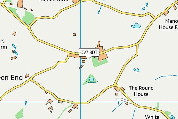 CV7 8DT map - OS VectorMap District (Ordnance Survey) CV7 8DT map - OS VectorMap District (Ordnance Survey)