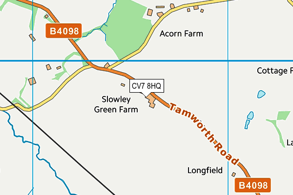 CV7 8HQ map - OS VectorMap District (Ordnance Survey) CV7 8HQ map - OS VectorMap District (Ordnance Survey)