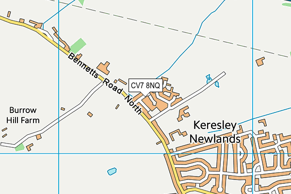 CV7 8NQ map - OS VectorMap District (Ordnance Survey) CV7 8NQ map - OS VectorMap District (Ordnance Survey)