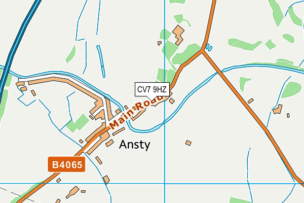 CV7 9HZ map - OS VectorMap District (Ordnance Survey) CV7 9HZ map - OS VectorMap District (Ordnance Survey)