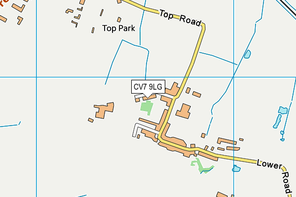 CV7 9LG map - OS VectorMap District (Ordnance Survey) CV7 9LG map - OS VectorMap District (Ordnance Survey)