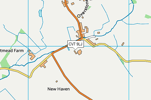 CV7 9LJ map - OS VectorMap District (Ordnance Survey) CV7 9LJ map - OS VectorMap District (Ordnance Survey)