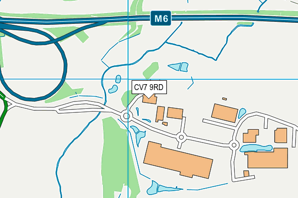 CV7 9RD map - OS VectorMap District (Ordnance Survey) CV7 9RD map - OS VectorMap District (Ordnance Survey)