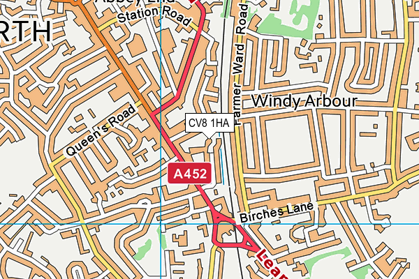 CV8 1HA map - OS VectorMap District (Ordnance Survey) CV8 1HA map - OS VectorMap District (Ordnance Survey)