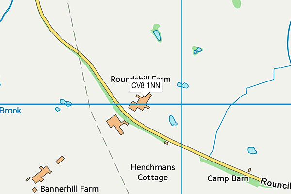 CV8 1NN map - OS VectorMap District (Ordnance Survey) CV8 1NN map - OS VectorMap District (Ordnance Survey)