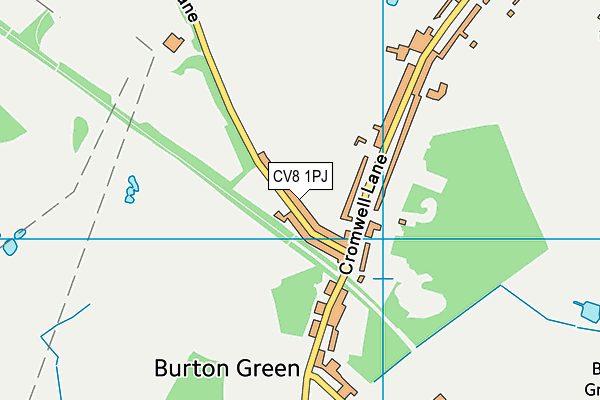 CV8 1PJ map - OS VectorMap District (Ordnance Survey) CV8 1PJ map - OS VectorMap District (Ordnance Survey)