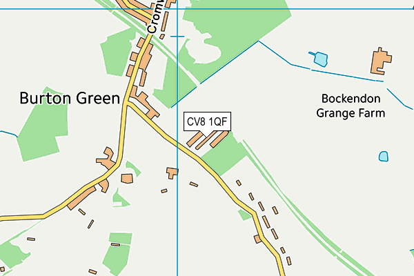 CV8 1QF map - OS VectorMap District (Ordnance Survey) CV8 1QF map - OS VectorMap District (Ordnance Survey)
