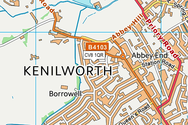 CV8 1QR map - OS VectorMap District (Ordnance Survey) CV8 1QR map - OS VectorMap District (Ordnance Survey)