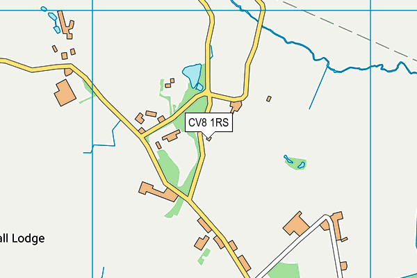 CV8 1RS map - OS VectorMap District (Ordnance Survey) CV8 1RS map - OS VectorMap District (Ordnance Survey)