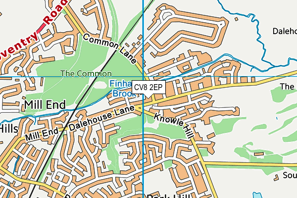 CV8 2EP map - OS VectorMap District (Ordnance Survey) CV8 2EP map - OS VectorMap District (Ordnance Survey)