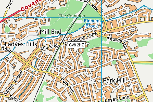 CV8 2HZ map - OS VectorMap District (Ordnance Survey) CV8 2HZ map - OS VectorMap District (Ordnance Survey)