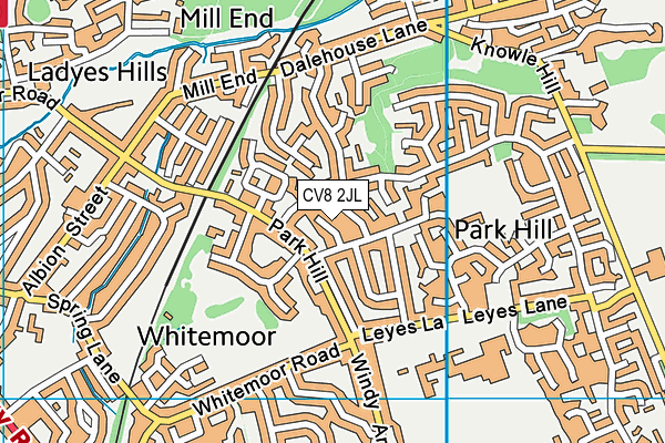CV8 2JL map - OS VectorMap District (Ordnance Survey) CV8 2JL map - OS VectorMap District (Ordnance Survey)